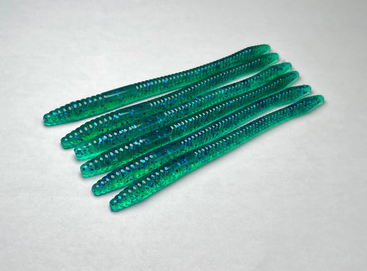 4.75 inch soft plastic finesses worm